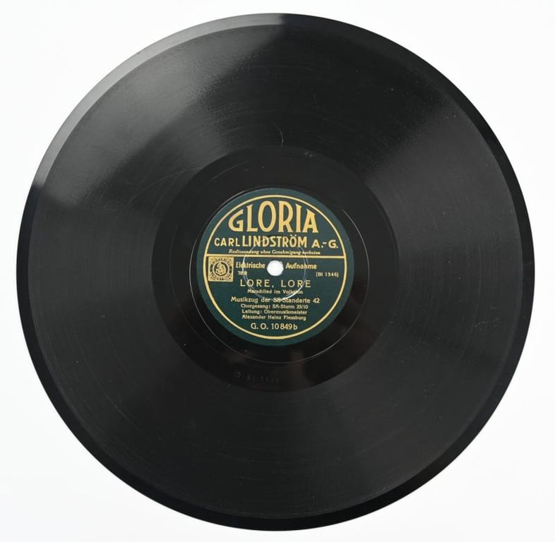 German Third Reich Era Music Record 'SS-Standarte 42'