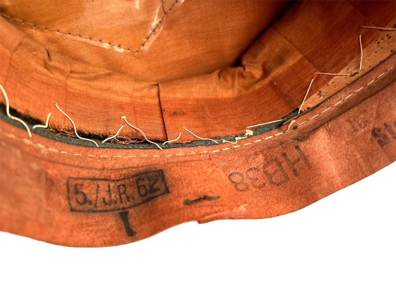 Wehrmacht Infantry EM/NCO Visor Cap , Unit marked