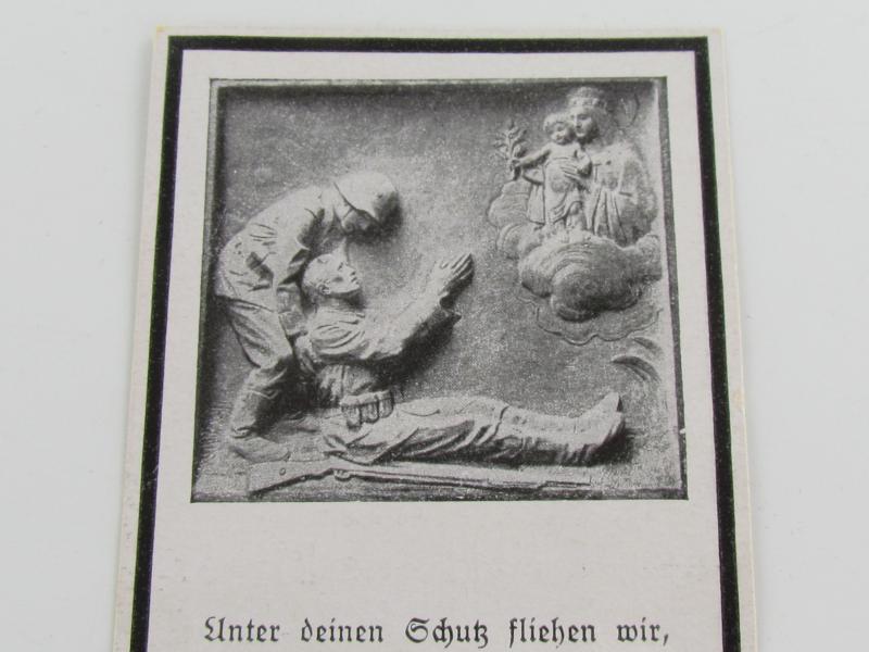 Luftwaffe radio operator Death Card