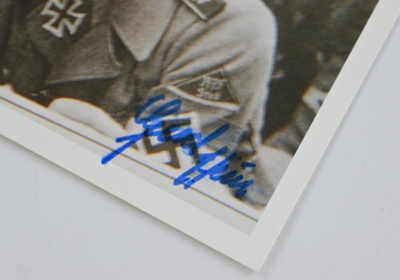 Signature of Wehrmacht Heer KC-OLC Recipient 'Gerhard Hein'