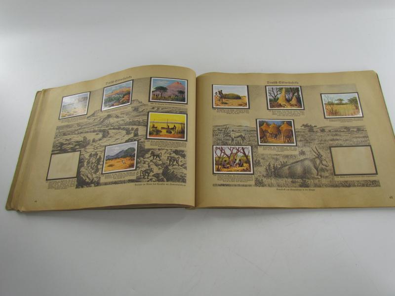 Deutsche Kolonien” Album of stickers 1936