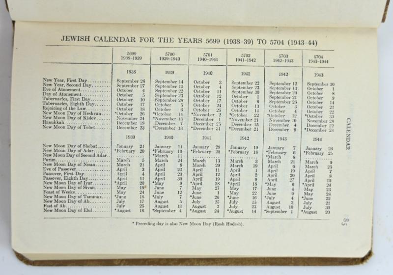 US WW2 Jewish Prayer Book