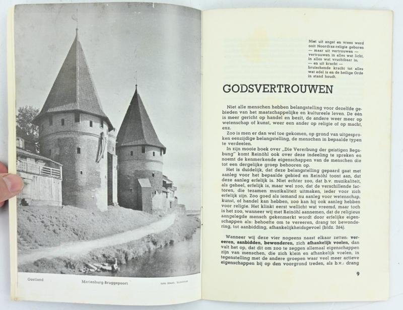 Dutch SS Booklet 'Vormingsbladen' Loumaand 1942