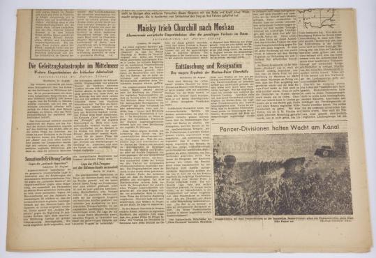 German "Pariser Zeitung" 20 August 1942