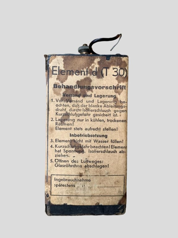 WH (HEER) FF33 Field Telephone Battery