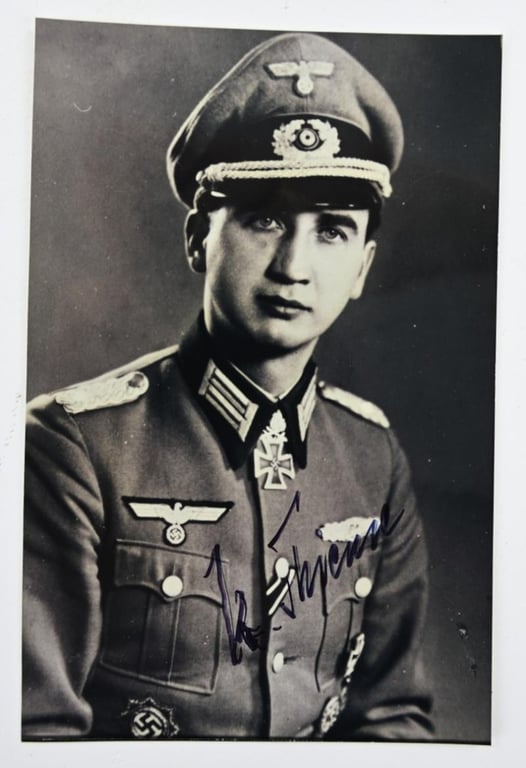 Postcard with Signature of Wehrmacht KC-OL&S Recipient 'Karl Thieme'