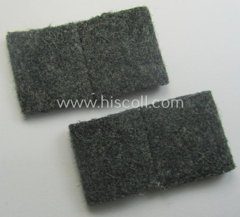 Pair of WH (Heeres) 'Nachrichten'-related, 'Schulterstück-Überschuben': 'Soldat des Nachrichten-Abtlgs. 40'