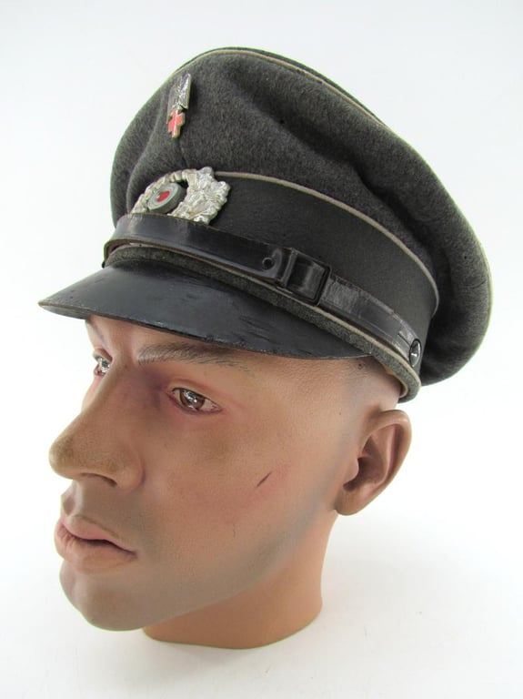 DRK ( German Red Cross ) EM/NCO Visor Cap