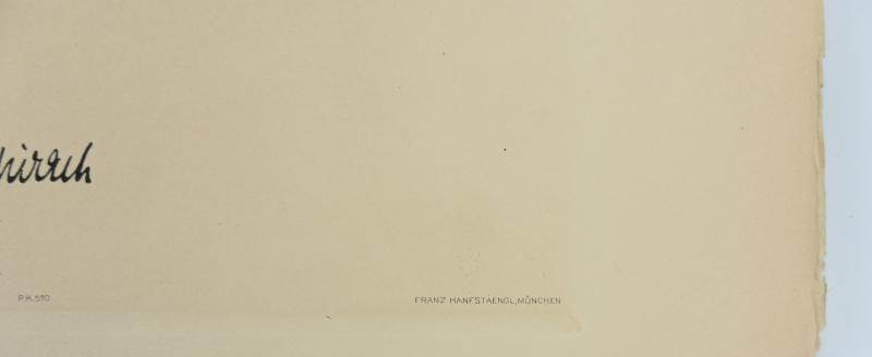 German Portrait Print/Litho of Baldur von Schirach by K.J.Böhringer