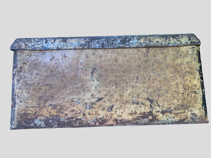 MG 34/42 Steel Ammo Case -shrapnel damage-