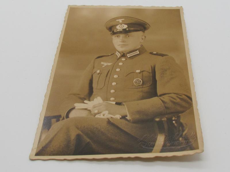 Portrait Photo of a Wehrmacht Soldier