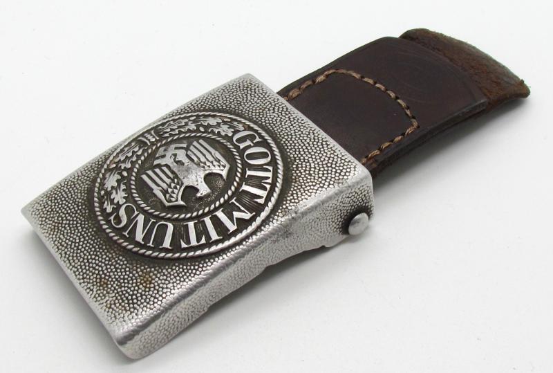 (Heer) EM/NCO's Aluminum Belt Buckle 'FLL' 1938