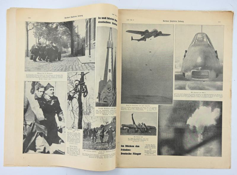 German Berliner Illustrierte Zeitung Newspaper June 1940