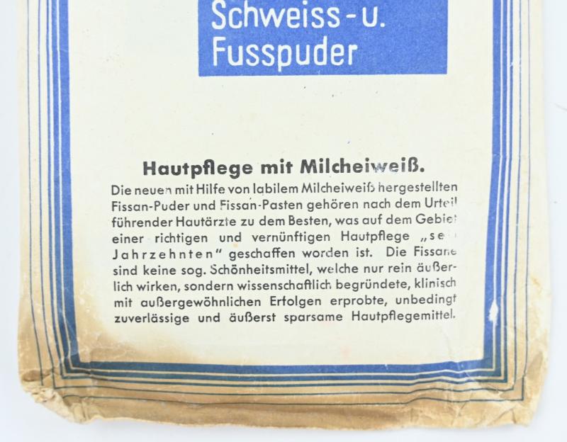 German Third Reich Package of Footpowder