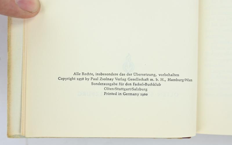 German Roman Book: Hunde, wollt ihr ewig leben?