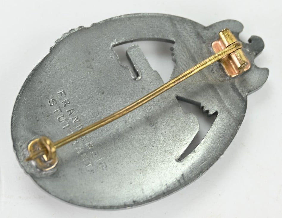 German WH Panzer Assault Badge in Silver