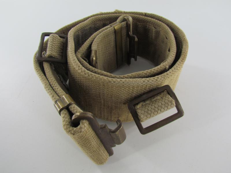 British WWII Webbing Combat Belt