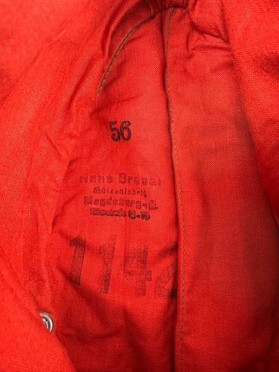 WW2 "DAK' Panzer Grenadier overseas cap