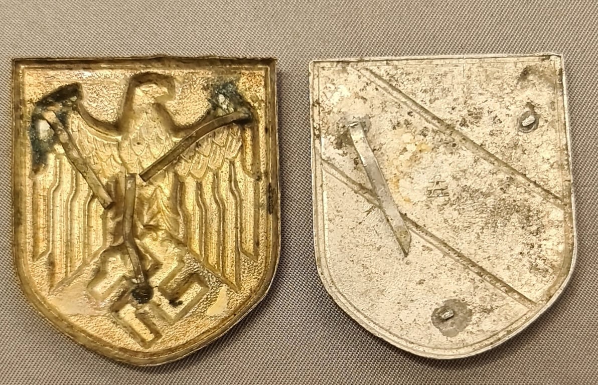 A Pair of  Tropical "Pith Helmet Shields"