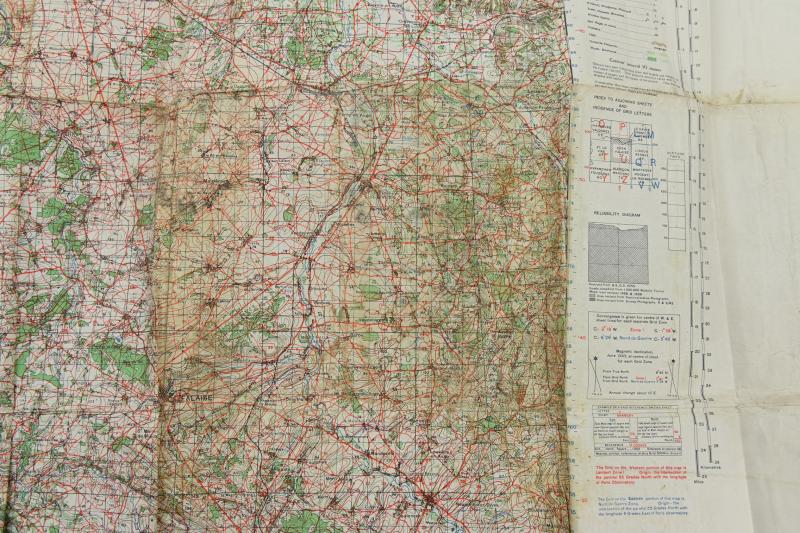 British WW2 Officer Mapcase 'Caen Normandy'