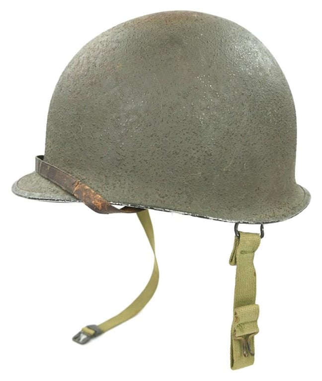US WW2 M1 Swivel Bale Combat Helmet