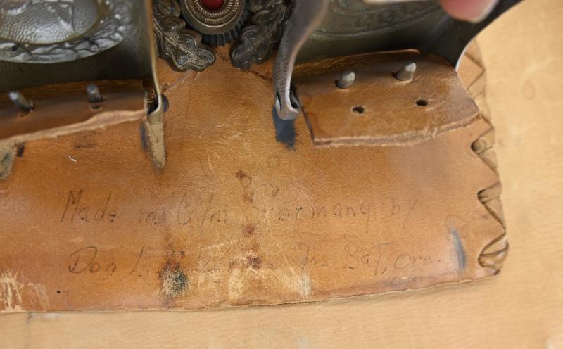 US WW2 Named Motorcyclist 'Souvenirs' Kidney Belt