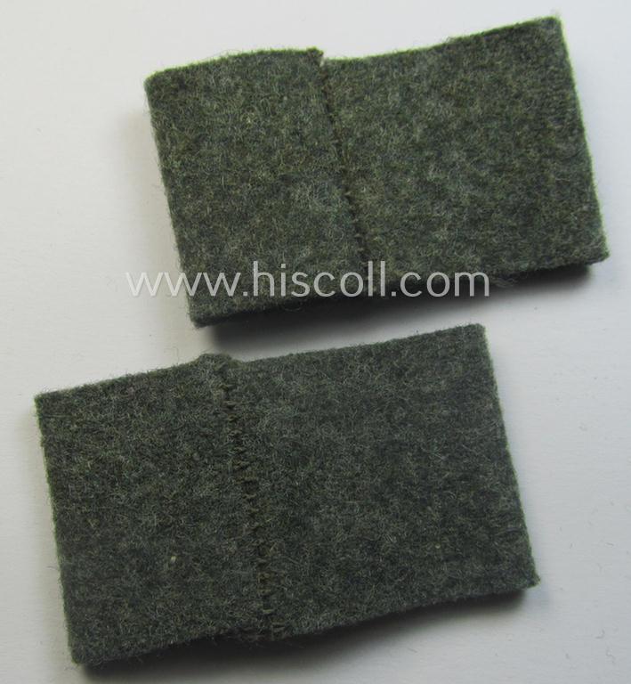 Pair of WH (Heeres) 'Kradschützen'-related, so-called: regimental shoulderstrap-'slip-ons' (ie. 'Schulterstück-Überschuben'): 'Soldat des Kradschützenbtl. der Pz.Div. u. Inf.Div. (mot) 159'