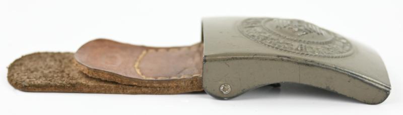 German WH Beltbuckle with Tab 'E.Schneider'