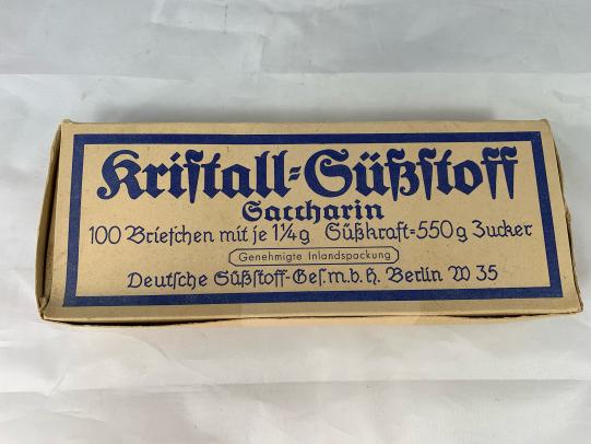 German Saccharin Artificial Sweetener Box of 100 pieces