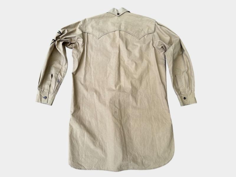Waffen-SS tropical ‘Sahariana’ Shirt with Insignia