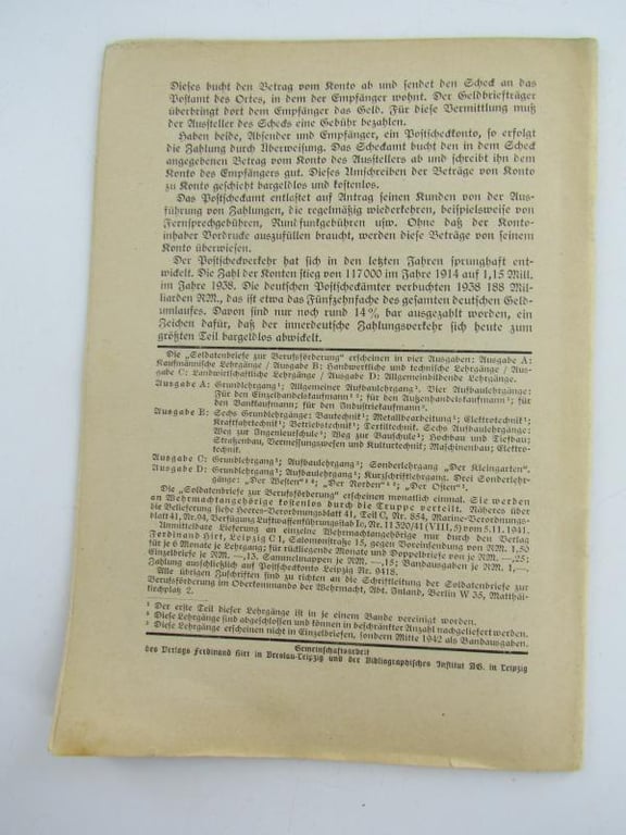 Soldatenbriefe zur Berufsförderung. Grundlehrgang