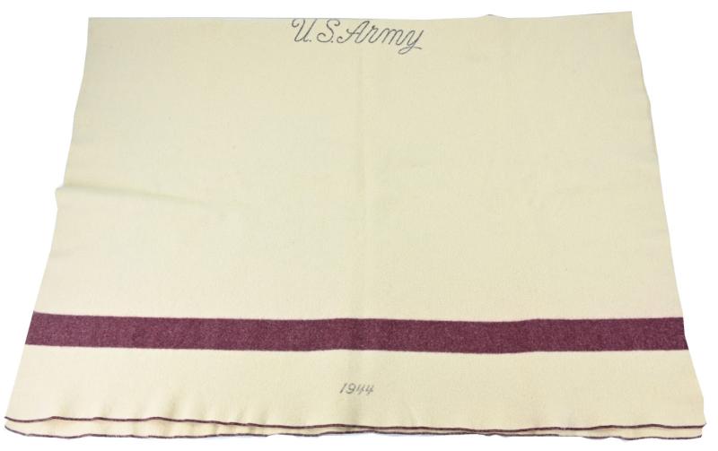 US WW2 Medical Department Wool Blanket 1944