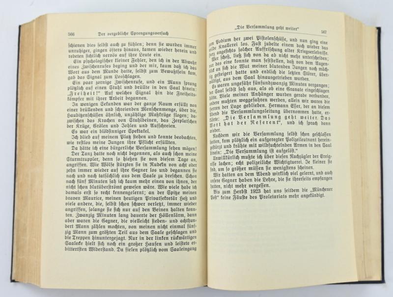 German Adolf Hitler Mein Kampf Book 1941