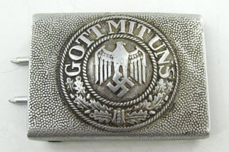 Wehrmacht (Heer) Aluminum Belt Buckle