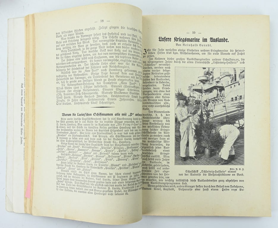 German Third Reich 'Kohler's Flotten-Kalender' Set