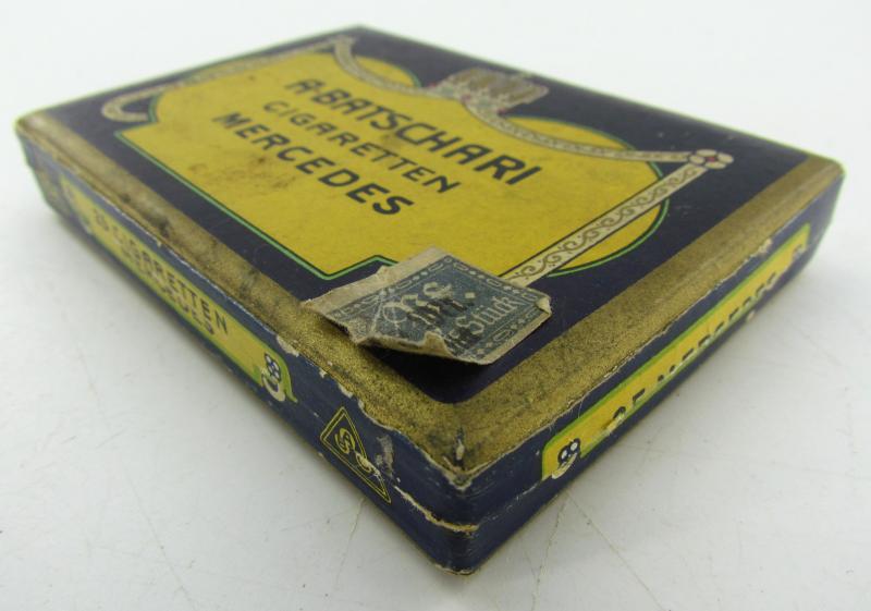 A. Batschari Mercedes cigaretten Carboard box ( empty )