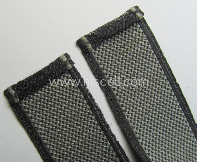 Superb, Waffen-SS 1943/44-pattern cuff-title (ie. 'Ärmelstreifen') as executed in typical 'BeVo'-weave-pattern as was intended for a member within the: 17. SS-Panzergrenadier-Division 'Götz von Berlichingen'