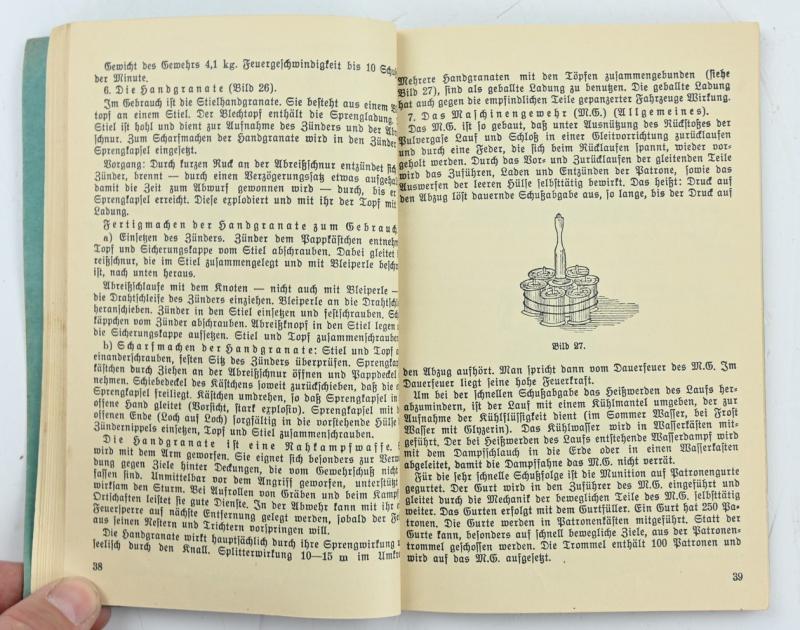 German WH Soldiers Manual 'Soldatenfibel'