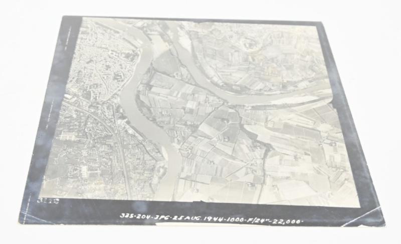 US WW2 Aerial Recon Photo Avignon France