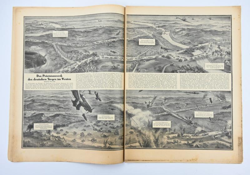 German Berliner Illustrierte Zeitung Newspaper 1940