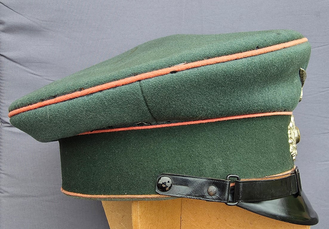 German Wehrmacht NCO Panzer Schirmmütze cap,