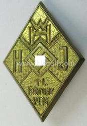 HJ- (Hitlerjugend-) ie. WHW-related day-badge (ie. 'tinnie' or:...