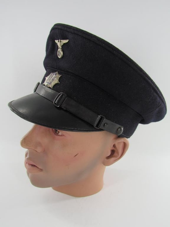 RLB ( Reichsluftschutzbund )Block Warden's Visor Cap