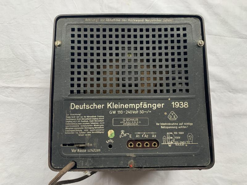 German WW2 'Deutscher Kleinempfänger' -1938-