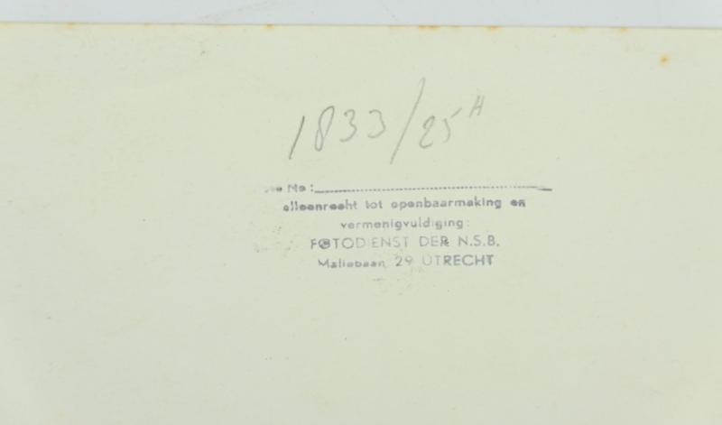 Dutch NSB Press Photo 'Christiansen'