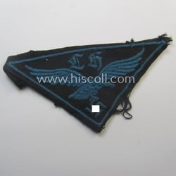 WH (Luftwaffe- ie. Hitlerjugend-) related, machine-embroidered breast-badge (ie....