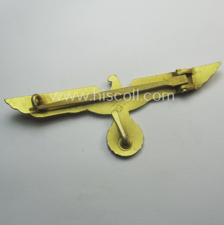 WH (KM) bright-golden-toned, light-weight- (ie. aluminium-) based breast-eagle ('Brustadler') being a neatly 'M'- (ie. 'Maedicke'-) marked example