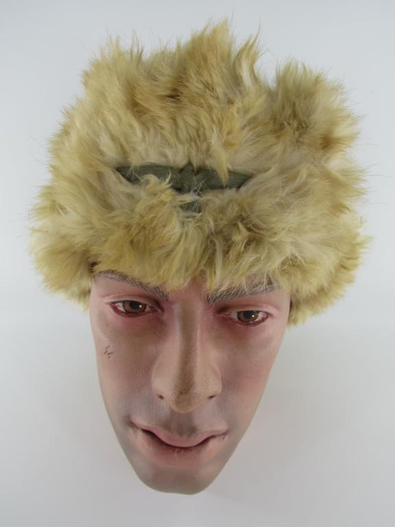 Wehrmacht ( Rabbit Fur )Winter Pelzmütze...Marked