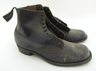 German Wartime M37 Style Dress Shoes ( 1942...