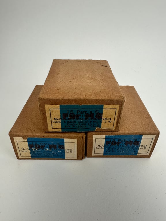 Carton ammo boxes 3 pices